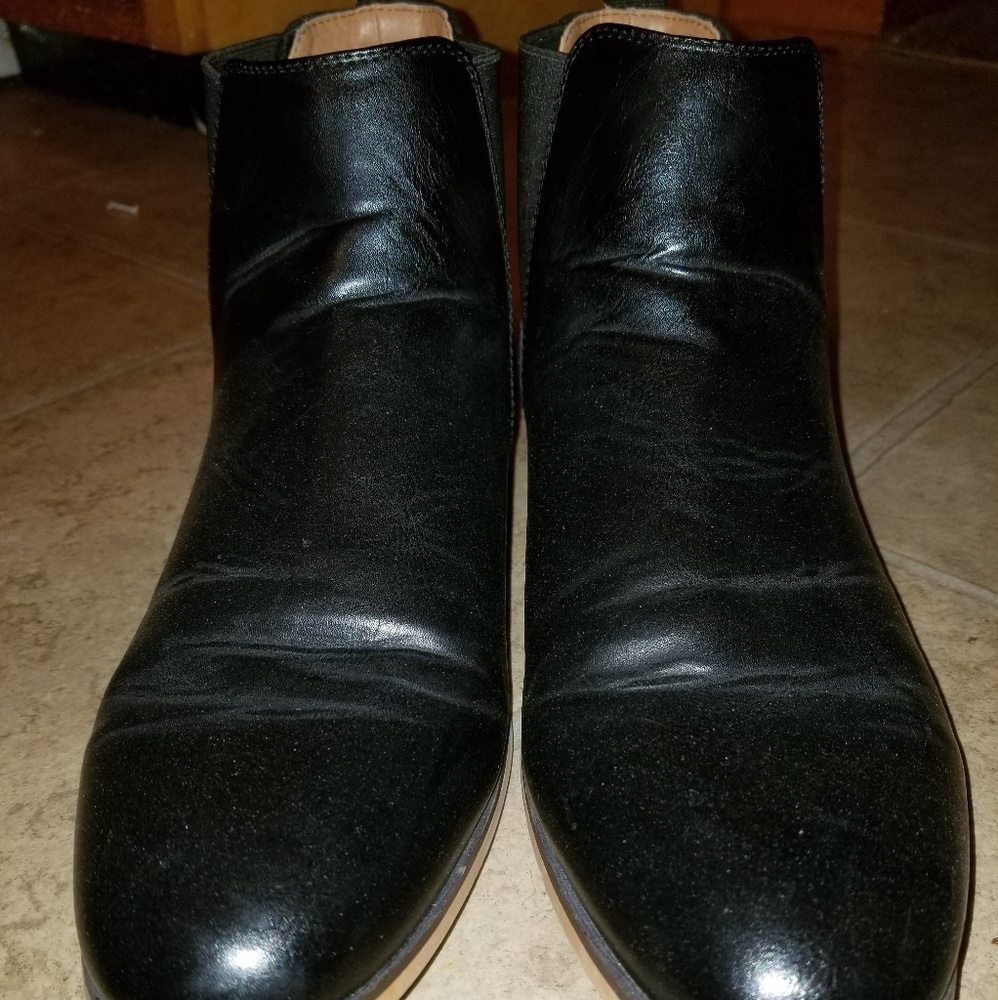 Mens leather Chelsea boots
